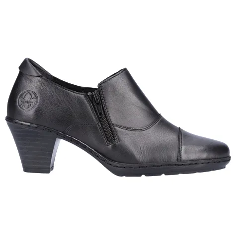 Rieker Heels<Ladies Shoe Boots - 57173-02 - Black