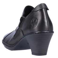 Rieker Heels<Ladies Shoe Boots - 57173-02 - Black