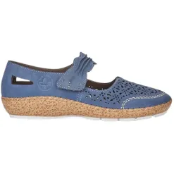 Rieker Shoes<Ladies Shoes - 44896-14 - Navy