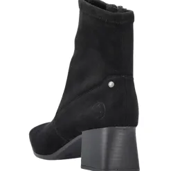 Rieker Boots<Ladies Suede Ankle Boots - 70971 - Black
