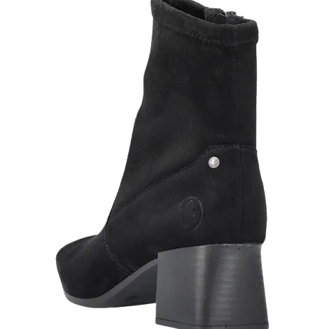 Rieker Boots<Ladies Suede Ankle Boots - 70971 - Black
