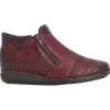 Rieker Boots<Ladies Tex Wedge Ankle Boots - 44281-35 - Burgundy
