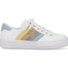 Rieker Trainers<Ladies Trainers - L8802-80 - White/Multi