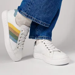 Rieker Trainers<Ladies Trainers - L8802-80 - White/Multi