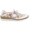 Rieker Trainers<Ladies Trainers - N42V1-91 - White/Multi