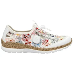 Rieker Trainers<Ladies Trainers - N42V1-91 - White/Multi