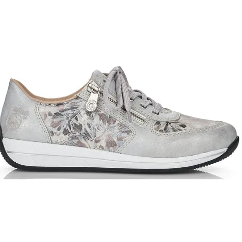 Rieker Trainers<Ladies Trainers - N1112-80 - Silver