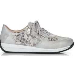 Rieker Trainers<Ladies Trainers - N1112-80 - Silver