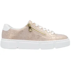 Rieker Trainers | Ladies Larger Sizes<Ladies Trainers - N5917-90 - Rose Gold