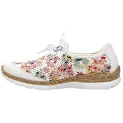 Rieker Trainers<Ladies Trainers - N42V1-91 - White/Multi