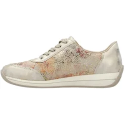 Rieker Trainers<Ladies Trainers - N1112-91 - Beige Multi