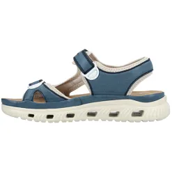 Rieker Sandals<Ladies Trek Sandals - 64066-14 - Navy Denim