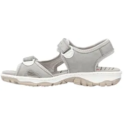 Rieker Sandals<Ladies Trekking Sandals - 68866 -Beige/Grey