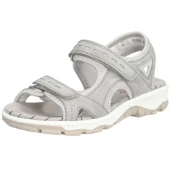 Rieker Sandals<Ladies Trekking Sandals - 68866 -Beige/Grey