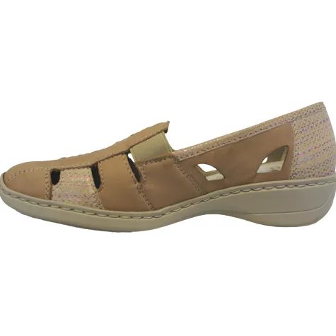 Rieker Shoes<Ladies Walking Shoes - 41385-60 - Beige
