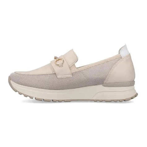 Rieker Shoes<Ladies Wedge Loafers - N7455-60 - Ivory