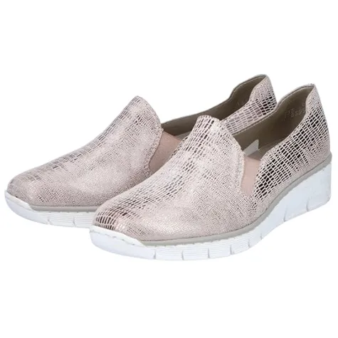 Rieker Shoes<Ladies Wedge Shoes - L4856 - Black/Bronze