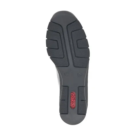 Rieker Shoes<Ladies Wedge Shoes - 537B0-62 - Beige/Metallic