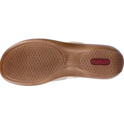Rieker Ladies Wide Fitting | Sandals<Ladies Wide Fit Sandals - 65989-14 - Beige