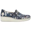 Rieker Ladies Wide Fitting<Ladies Wide Fit Shoes - 48752-90 - Blue Floral