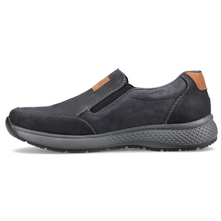 Rieker Shoes<Mans Casual Shoes - B7654-02-22 - Black