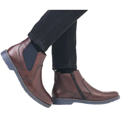 Rieker Boots<Mens Ankle Boot- 13092-25-Brown