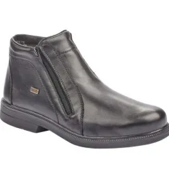 Rieker Mens Wide Fitting | Boots<Mens Boots- 37460-00 - Black