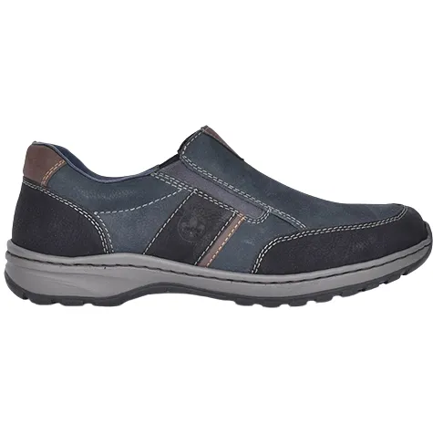 Rieker Shoes<Men's Casual Shoes - 03058-14 - Navy