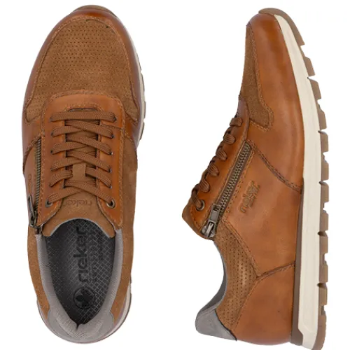 Rieker Shoes<Men's Casual Shoes - B0505-24 - Tan