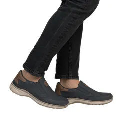 Rieker Shoes<Men's Slip On Casual Shoes - 03365-14 - Navy