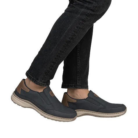 Rieker Shoes<Men's Slip On Casual Shoes - 03365-14 - Navy