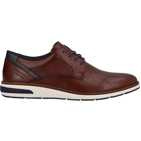 Rieker Mens Larger Sizes | Shoes<Mens Smart Casual Shoes - 11302-24 - Brown