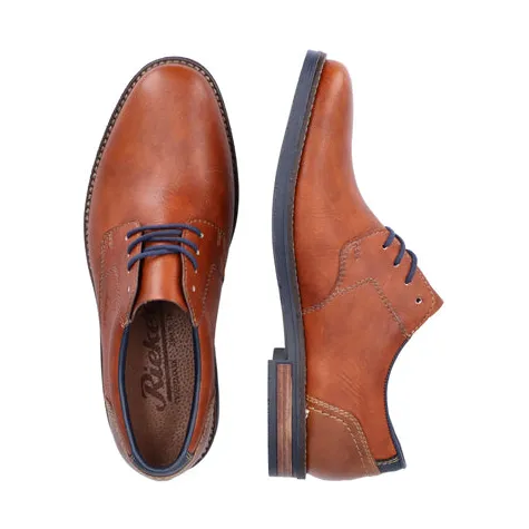 Rieker Shoes<Mens Smart Casual Shoes - 13516-22 - Tan