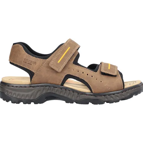 Rieker Sandals<Mens Trek Sandals- 21760-24 - Tan