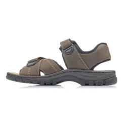 Rieker Sandals<Mens Walking Sandals - 25051-27 - Brown