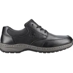 Rieker Shoes<Mens Wide Fit Shoes - 03310-00 - Black