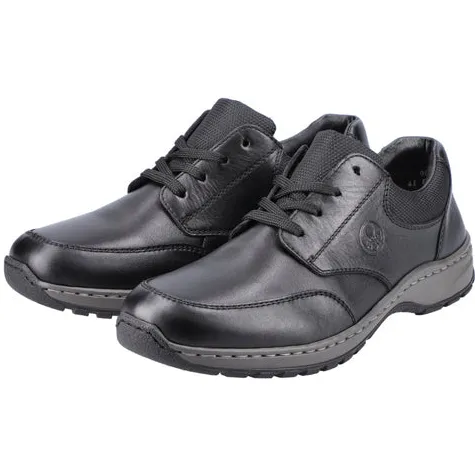 Rieker Shoes<Mens Wide Fit Shoes - 03310-00 - Black