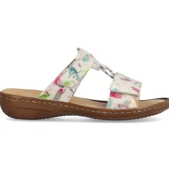 Rieker Sandals<Mules - 608P9-92 - White/Multi