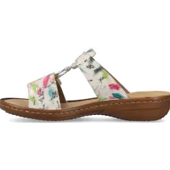 Rieker Sandals<Mules - 608P9-92 - White/Multi