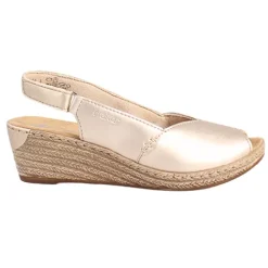 Rieker Sandals<Peep-Toe Sandals - 62462-90 - Light Gold