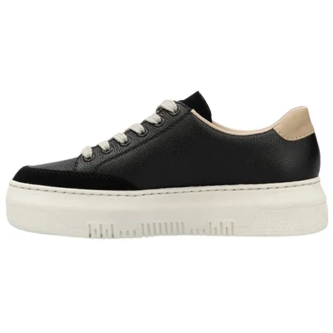 Rieker Ladies Larger Sizes<Platform Trainers - M1912-00 - Black