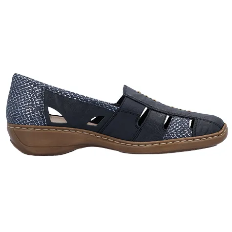 Rieker Shoes<Walking Shoes - 41385-15 - Navy