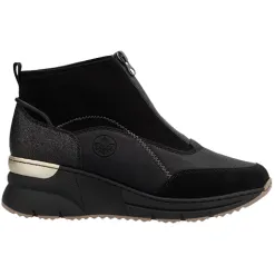 Rieker Boots<Wedge Ankle Boots - N6361-00 - Black