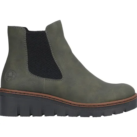 Rieker Boots<Wedge Ankle Boots - X9172-54 - Green