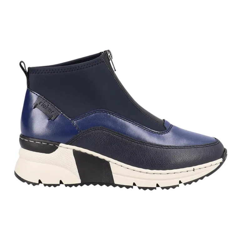 Rieker Boots<Wedge Ankle Boots - N6352 - Navy