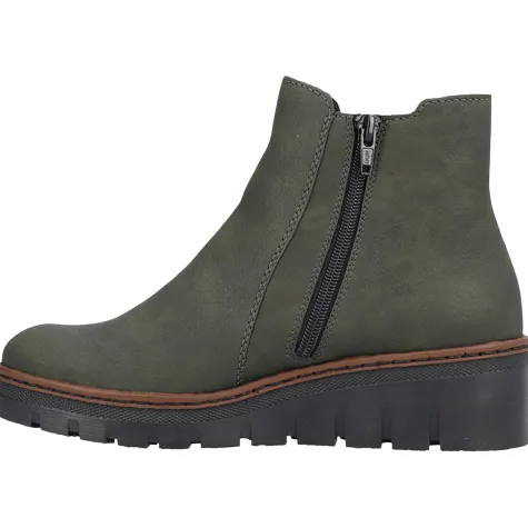 Rieker Boots<Wedge Ankle Boots - X9172-54 - Green