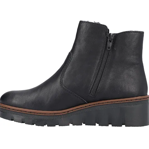 Rieker Boots<Wedge Ankle Boots - X9165-00 - Black