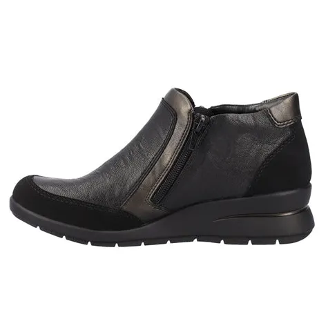 Rieker Boots<Wedge Ankle Boots - L4851-52 - Black
