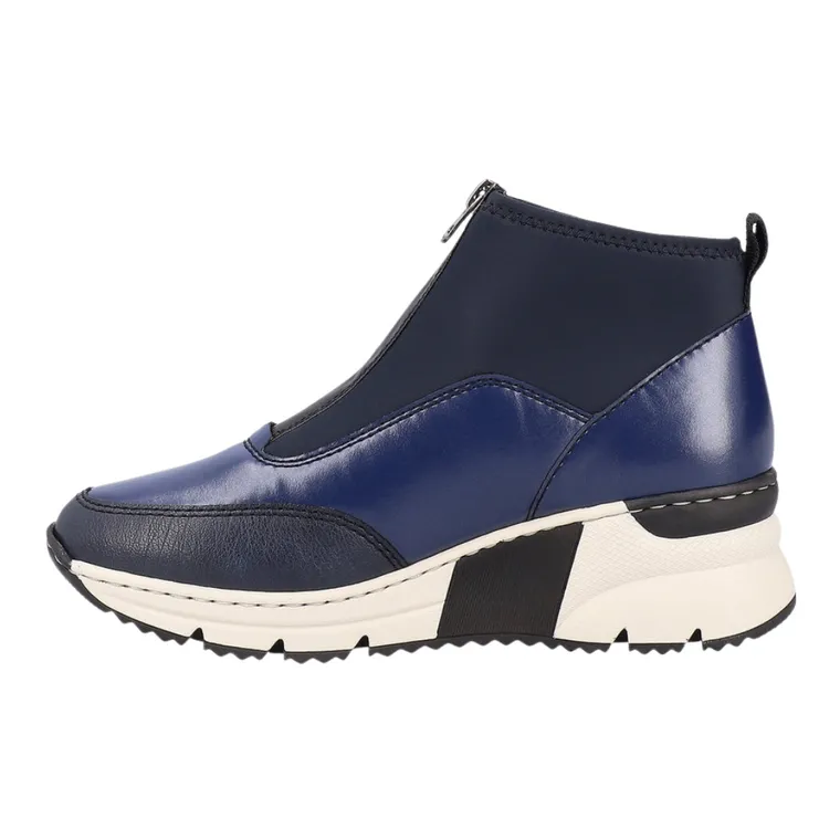 Rieker Boots<Wedge Ankle Boots - N6352 - Navy