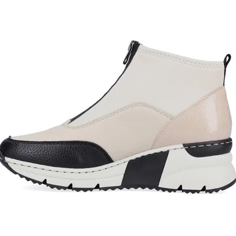 Rieker Boots<Wedge Ankle Boots - N6352 - Beige